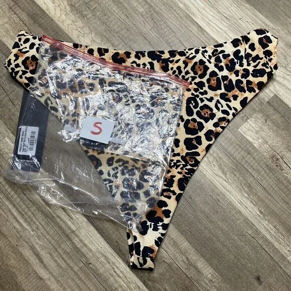 REBDOLLS  Feelin Nauti High Cut Waist Swim Bottom Animal‎ Print Size 2X NWT - Picture 8 of 8